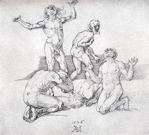 Albrecht Durer - Five Male Nudes