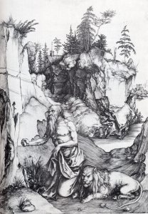 St. Jerome Penitent In The Wilderness