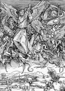 St.Michael and his Angels Fight the Dragon