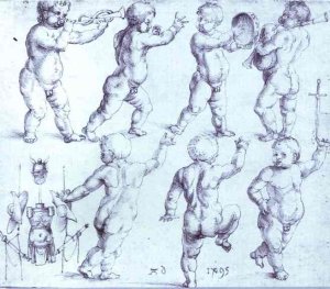 Putti Dancing and Making Music