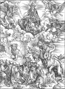 The Revelation of St John, 12. The Sea Monster and the Beast with the Lamb's Horn