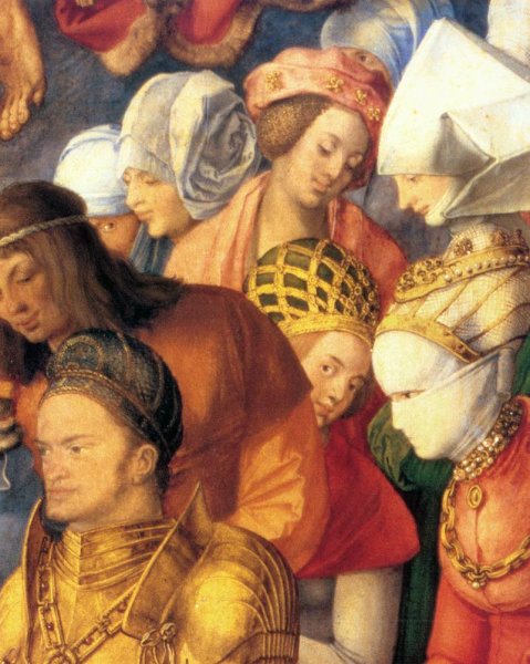 The Adoration of the Trinity (detail 4)