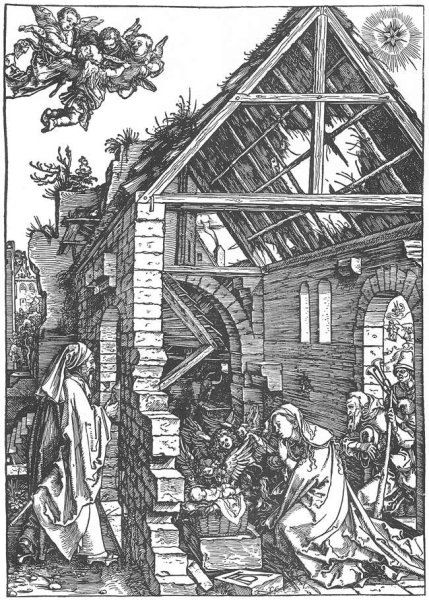 Life of the Virgin 9. The Adoration of the Shepherds. (The Nativity)