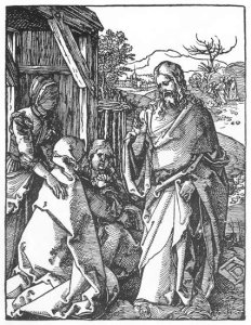 Small Passion 9. Christ Washing Peter's Feet