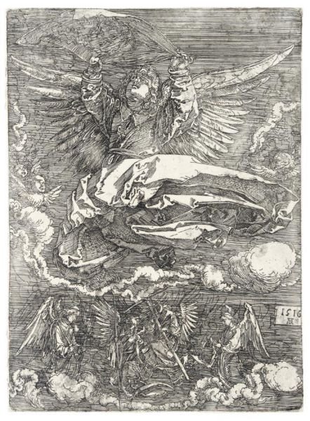 The Sudarium Held By One Angel