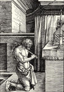 King David Doing Penance