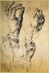 Study of Three Hands