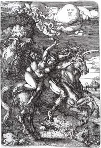 Abduction Of Proserpine On A Unicorn