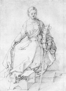 Draughtsman Drawing a Recumbent Woman