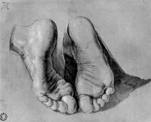 Feet of an apostle