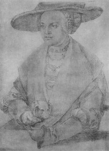 Portrait of Susanne von Brandenburg Ansbach