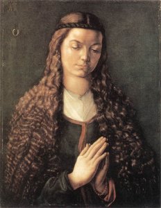 Portrait Of A Young Furleger With Loose Hair