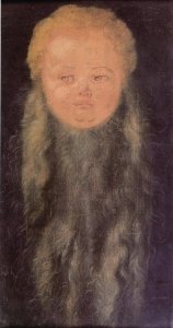 Head of a bearded child